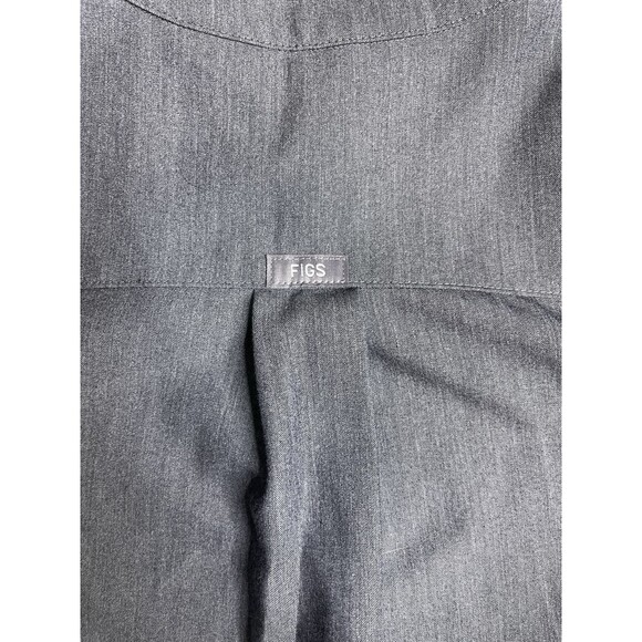 Figs Mua Pintuck Scrub Set Women Gray Technical Collection Top & Bottom size XXS - Picture 16 of 16